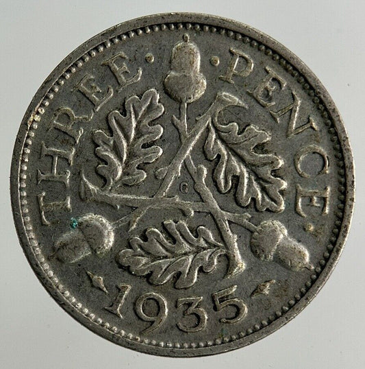 1935 George V Threepence Silver Coin | Collectable Grade