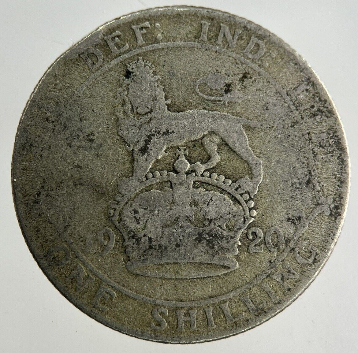 1920 George V Shilling Silver Coin | Collectable Grade