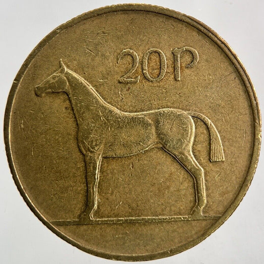 1986 Irish 20p Twenty - Pence Coin | Fine Collectable Grade