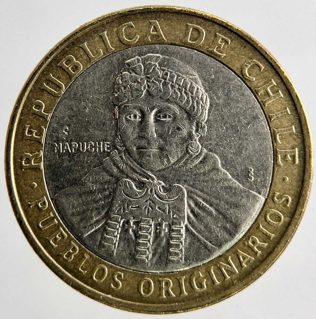 2017 Chile 100 Pesos Coin | Fine Collectable Grade