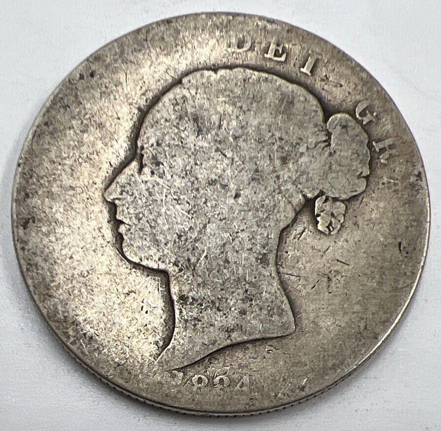 1884 Victoria Half-Crown | British Silver Coin | Fair Grade | a1221