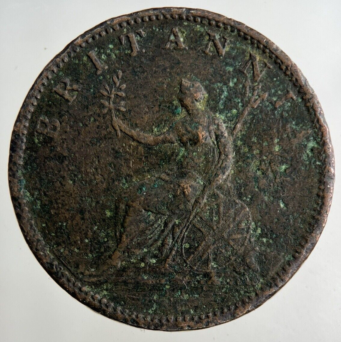 1806 George III 3rd Half-Penny Coin | Fine Collectable Grade