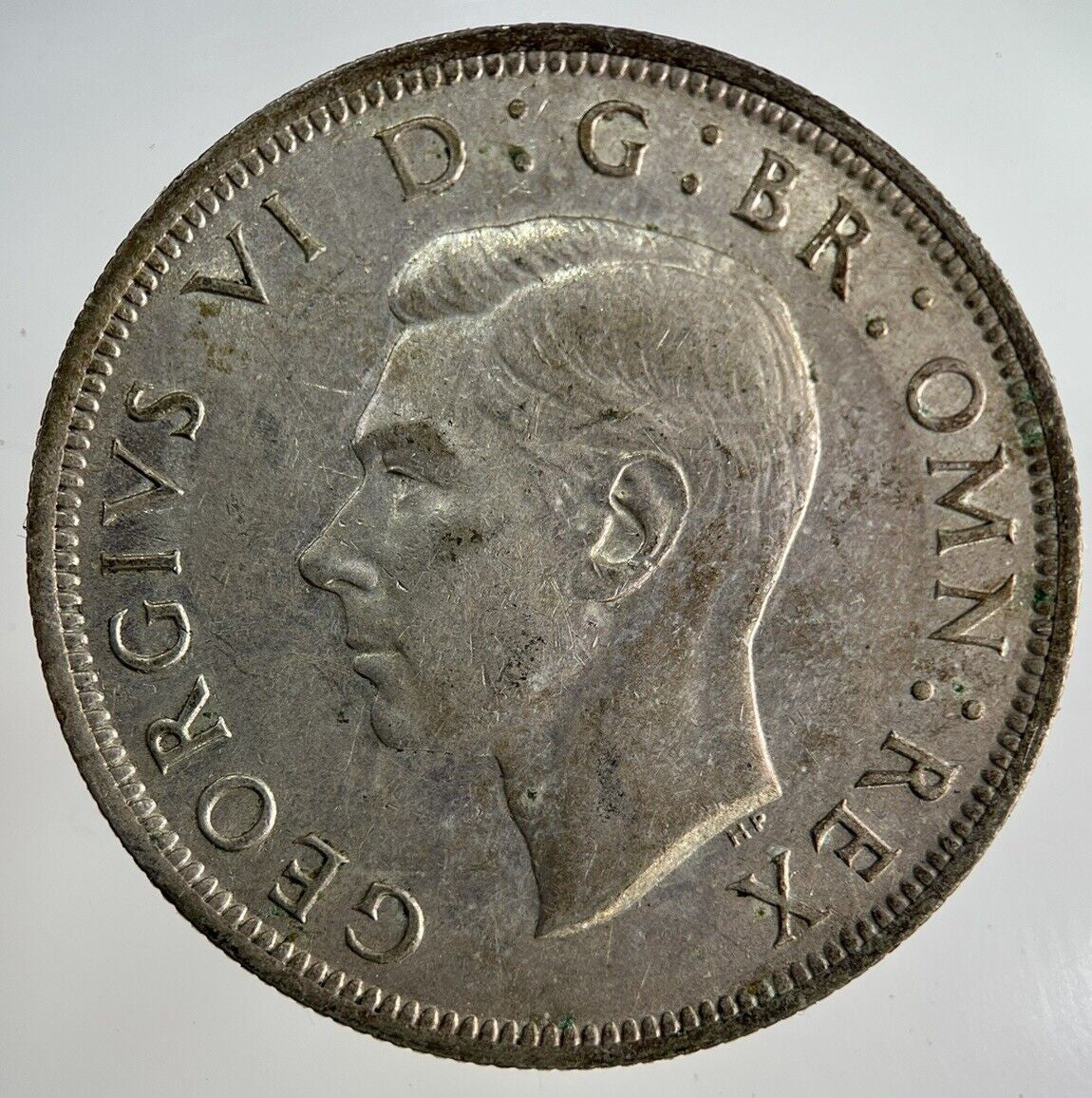 1942 George VI Half - Crown Silver Coin | Fine Collectable Grade