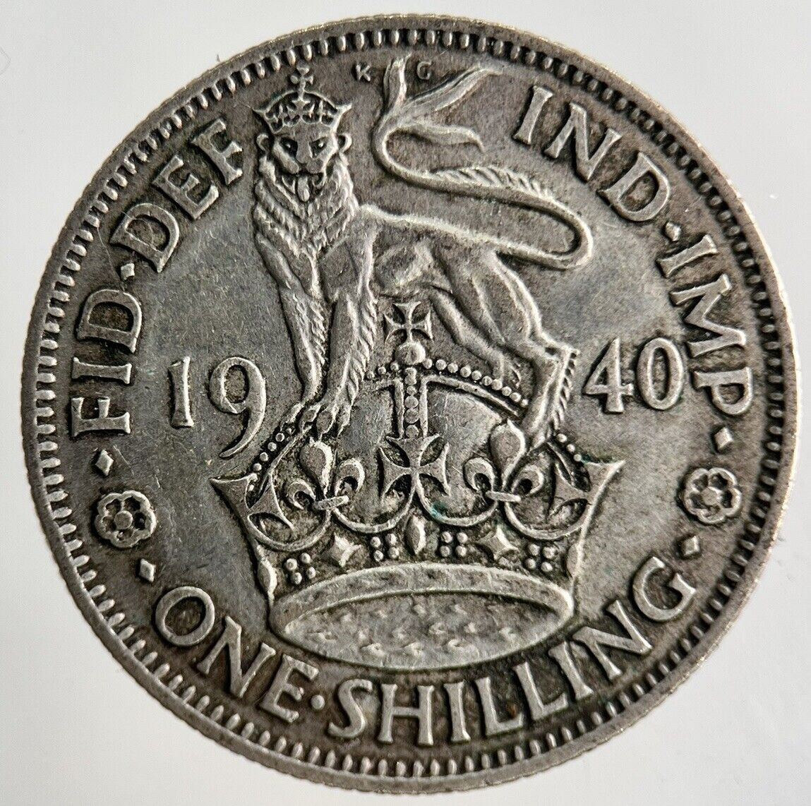 1940 George VI Shilling Silver Coin | Fine Collectable Grade
