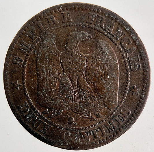 1856 France 2 Centimes Coin | Collectable Grade