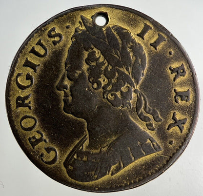 1745 George II 2nd Half - Penny Coin | Fine Collectable Grade