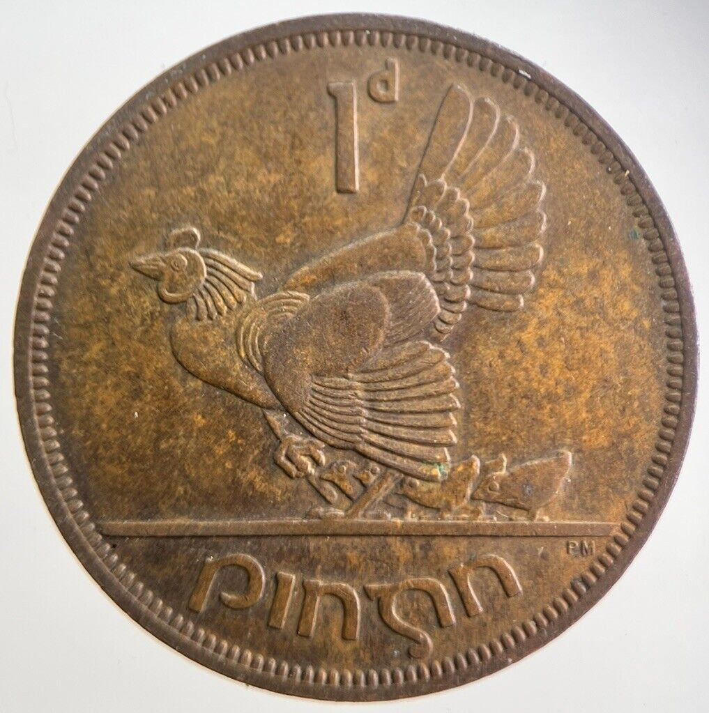 1963 Irish Penny Coin | Very High Grade | a4733