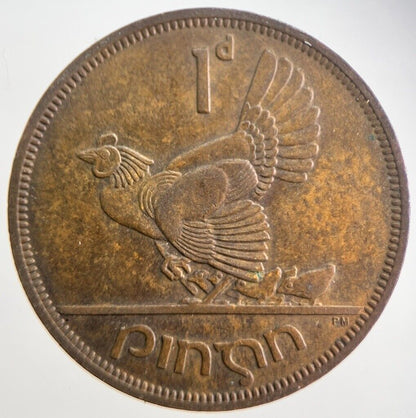 1963 Irish Penny Coin | Very High Grade | a4733