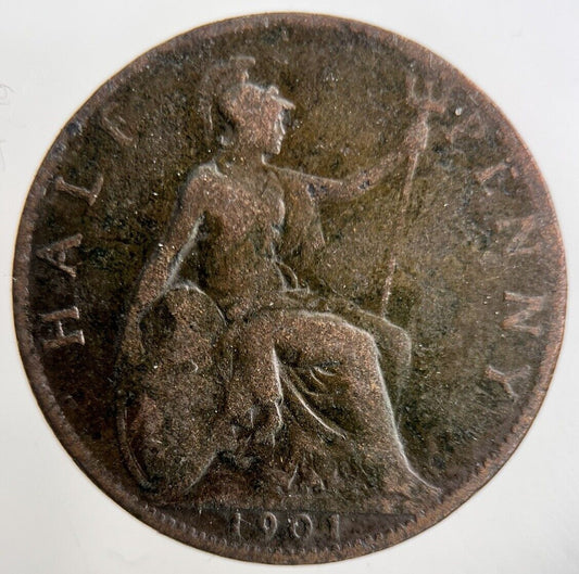 1901 Victoria Half - Penny Coin | Collectable Grade
