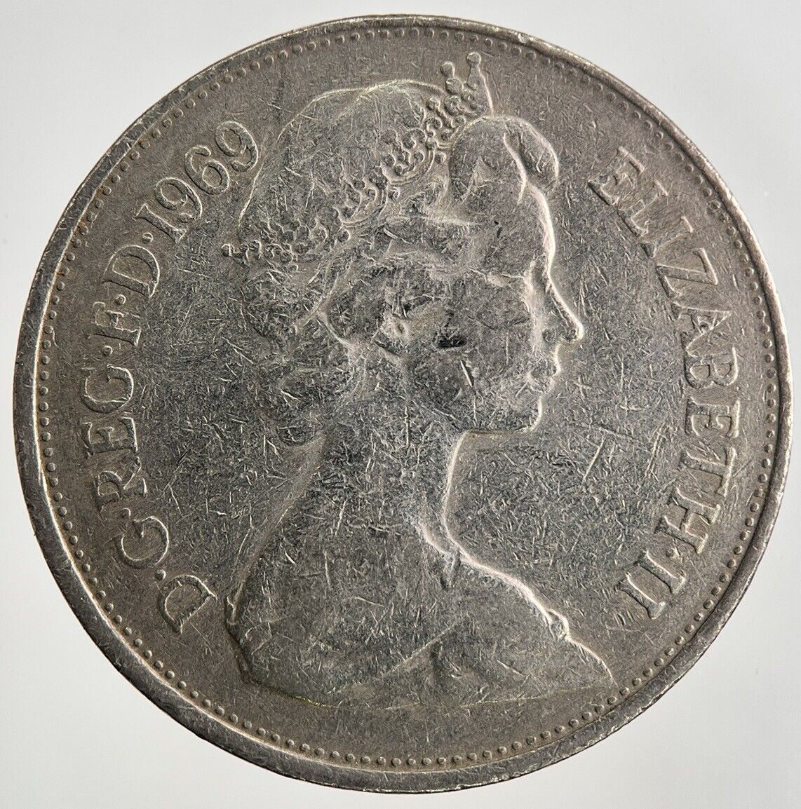 1969 Elizabeth II 2nd 10p Ten - Pence Coin | Fine Collectable Grade