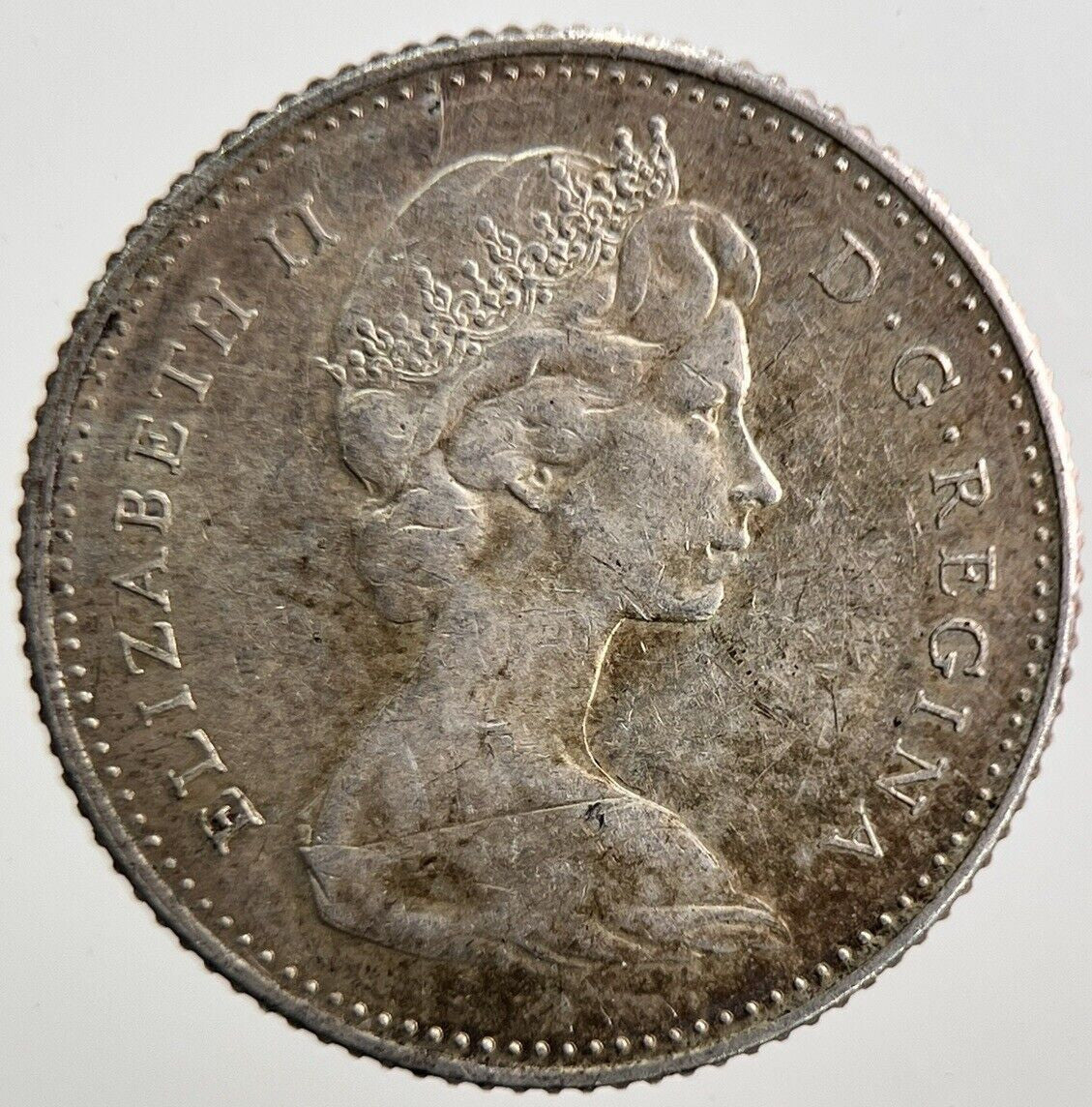 1967 Canada 10 Cents Silver Coin | Very High Grade | a3707