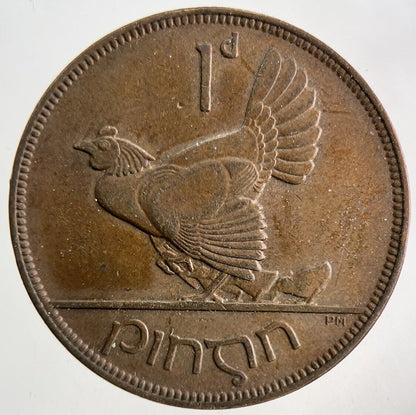 1928 Irish One Penny Coin | Fine Collectable Grade