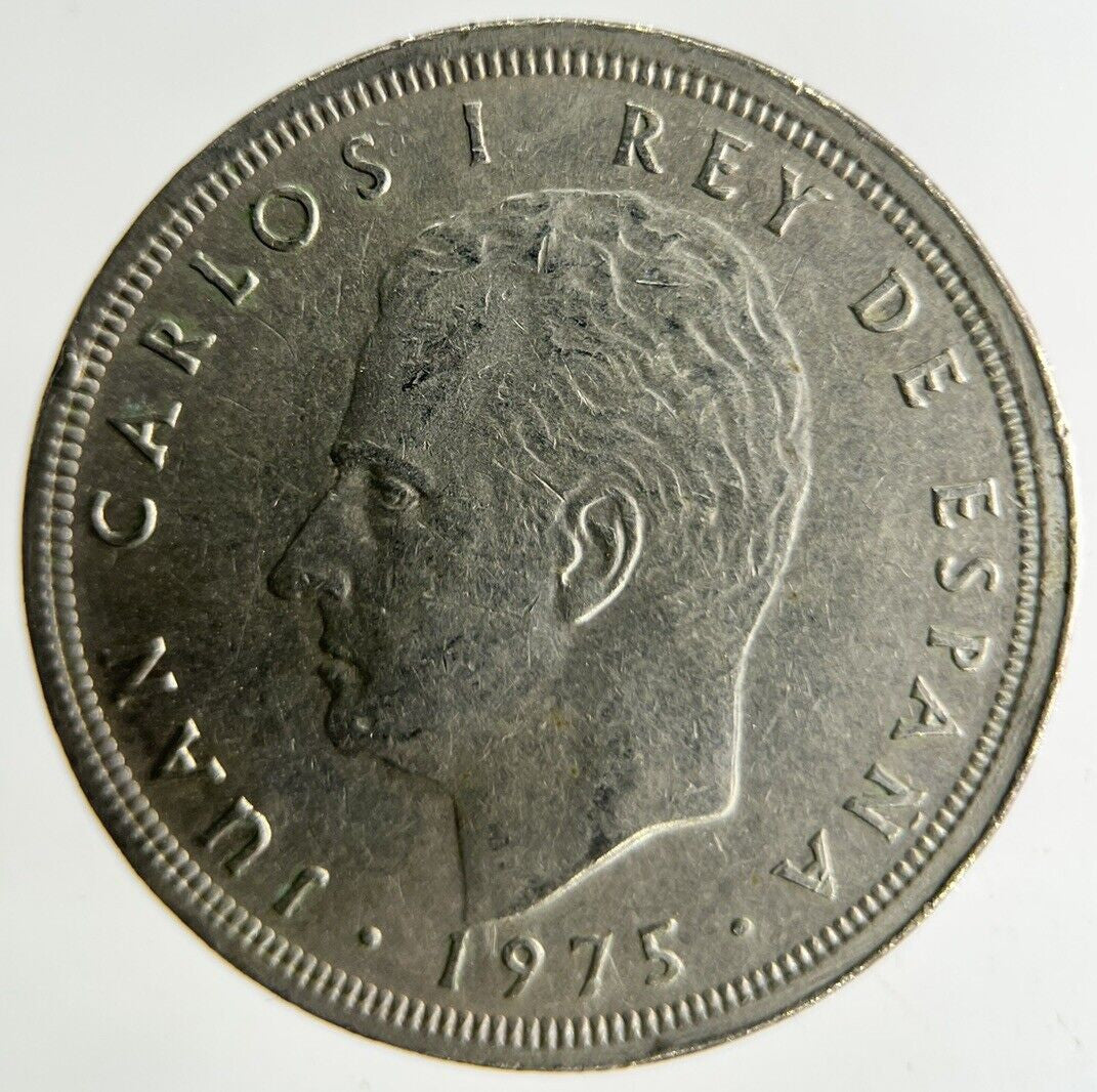 1975 Spain 50 Pesetas Coin | Fine Collectable Grade