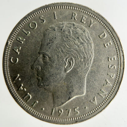 1975 Spain 50 Pesetas Coin | Fine Collectable Grade