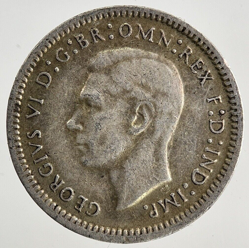 1943 Australia Threepence Silver Coin | Fine Collectable Grade