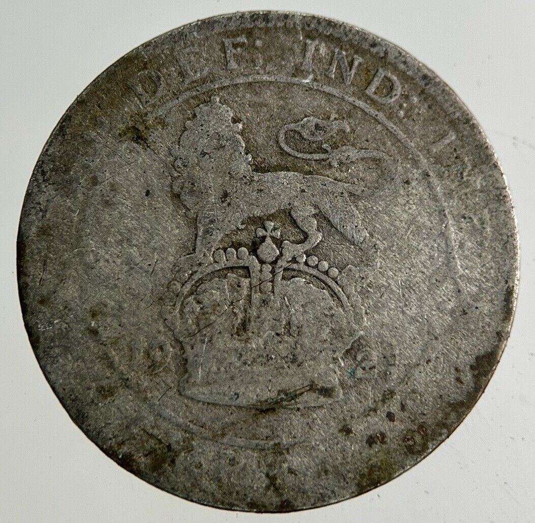 1921 George V Sixpence Silver Coin | Fair Grade
