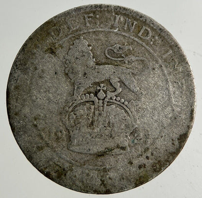 1921 George V Sixpence Silver Coin | Fair Grade
