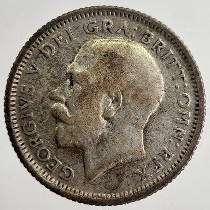 1925 George V Sixpence Silver Coin | Fine Collectable Grade | a8554