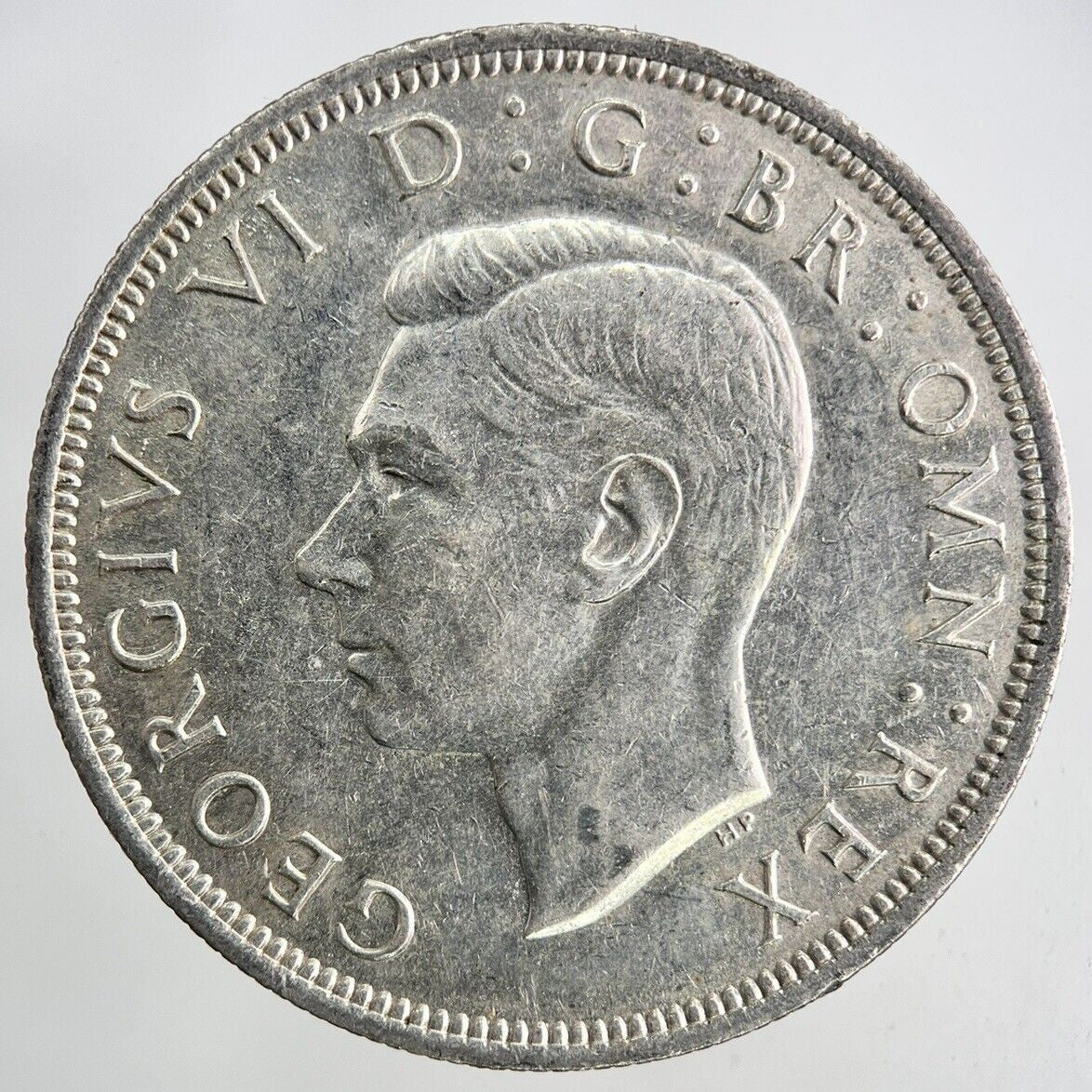 1940 George VI Half - Crown Silver Coin | Very High Grade