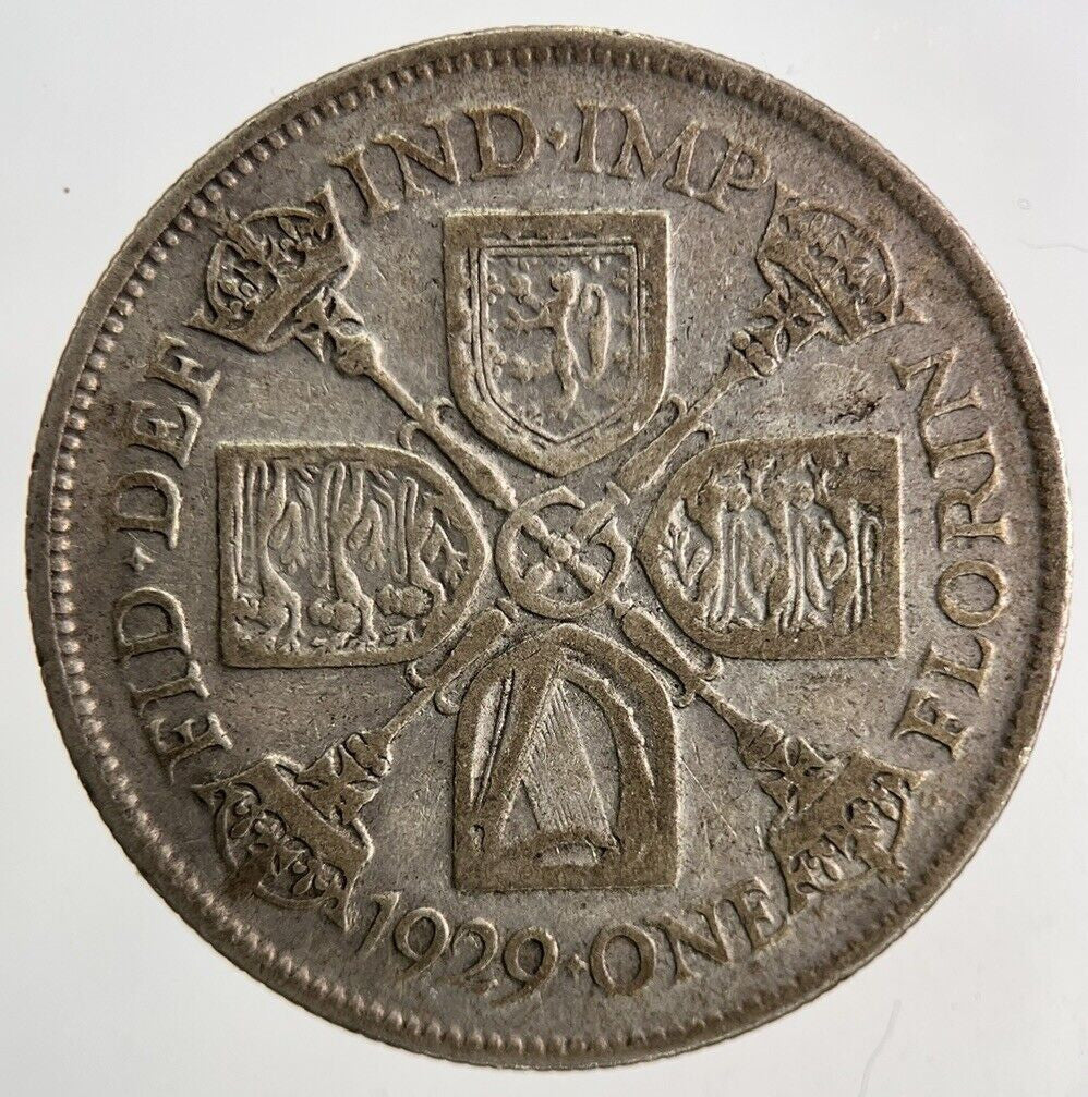 1929 George V Florin Silver Coin | Collectable Grade