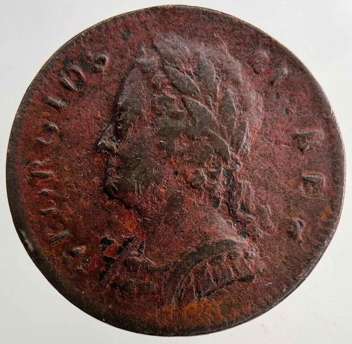 1741 George II 2nd Farthing Coin | Fine Collectable Grade | a9232