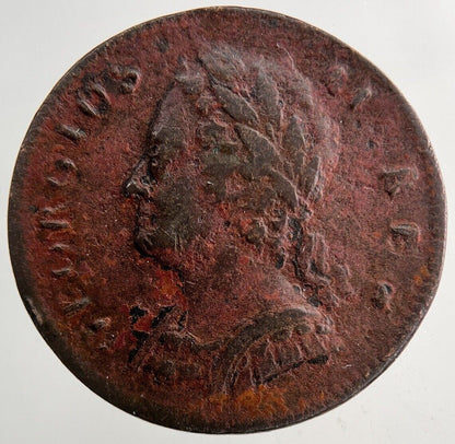 1741 George II 2nd Farthing Coin | Fine Collectable Grade | a9232