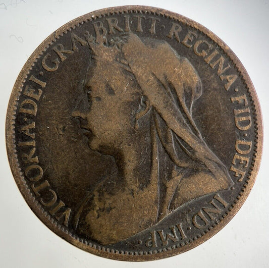 1900 Victoria One Penny Coin | Collectable Grade