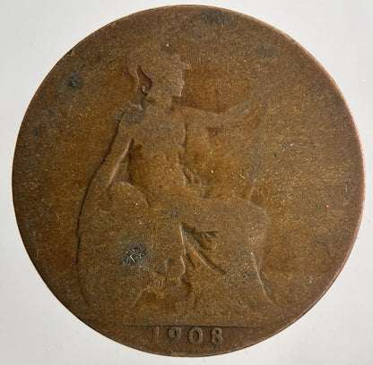 1908 Edward VII Half - Penny Coin | Collectable Grade