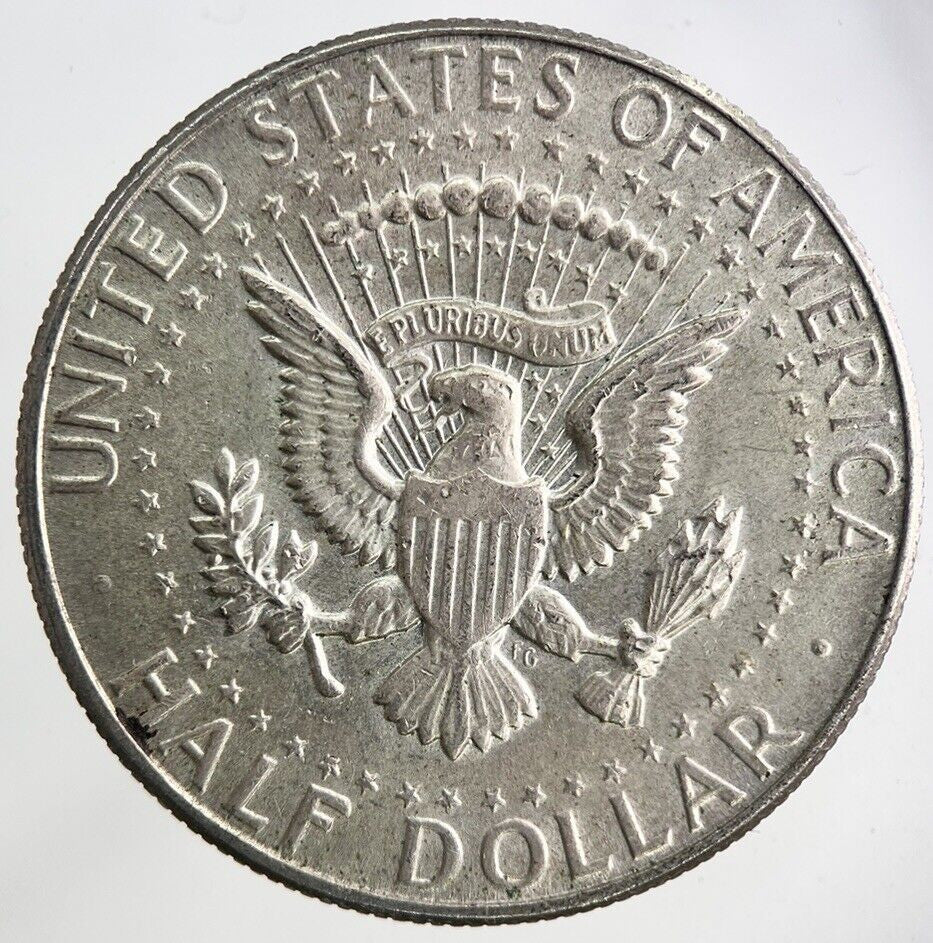 1968 - D US USA Kennedy Silver Half Dollar Coin | Very High Grade
