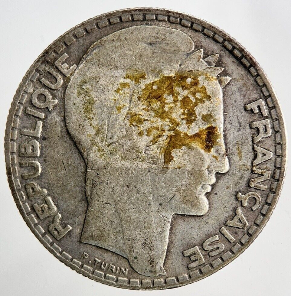 1933 France 10 Francs Silver Coin | Fine Collectable Grade | a6637