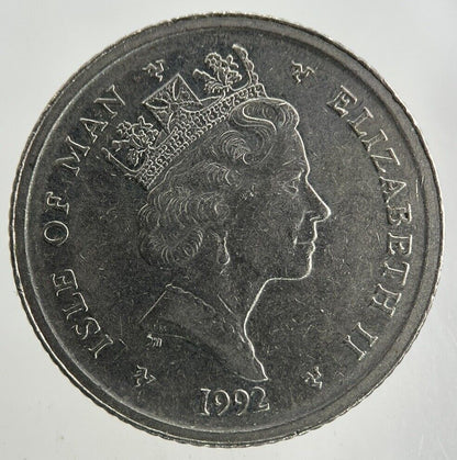 1992 Isle Of Man 10p Ten - Pence Coin | Fine Collectable Grade