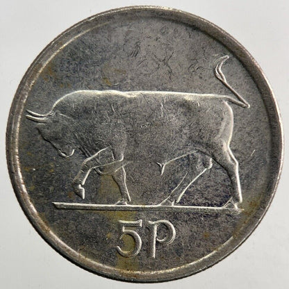 1993 Irish 5p Five - Pence Coin | Fine Collectable Grade