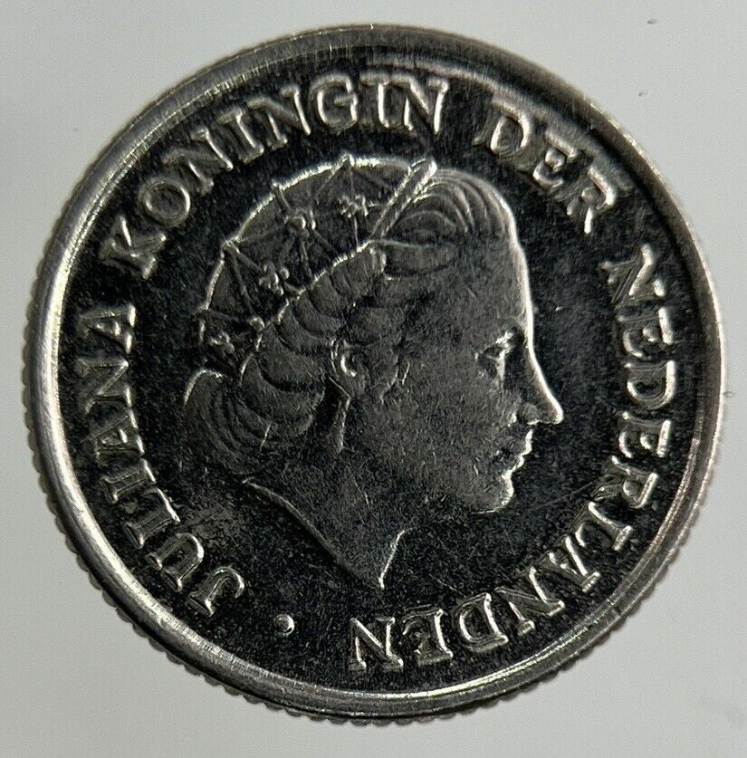 1975 Netherlands 10 Cents Coin | Fine Collectable Grade