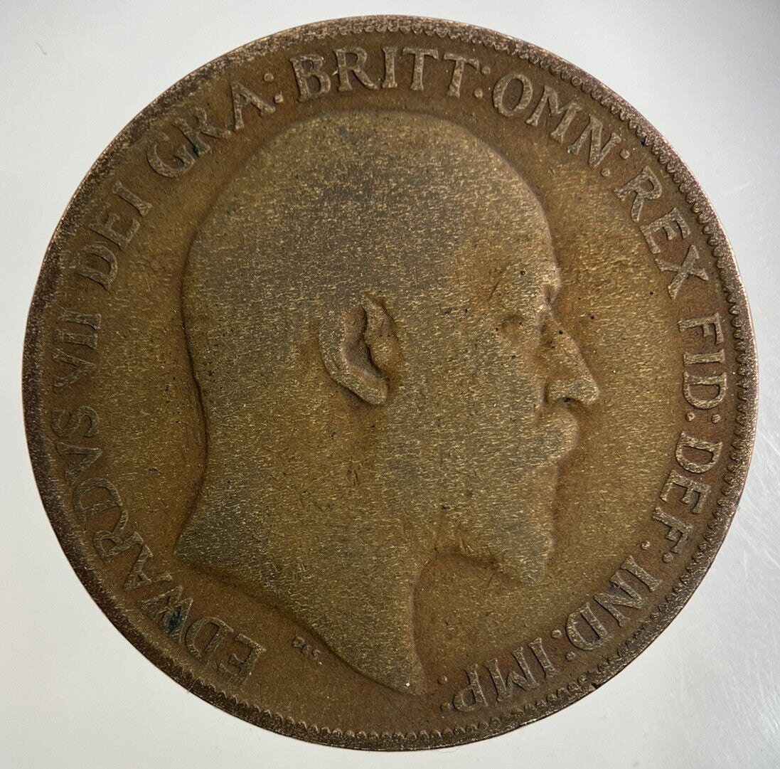 1908 Edward VII One Penny Coin | Collectable Grade