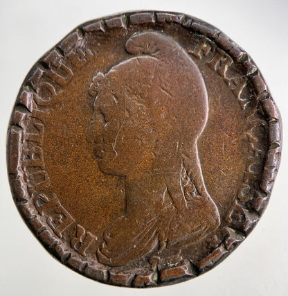 Lan France Un 1 Decime Coin | Collectable Grade