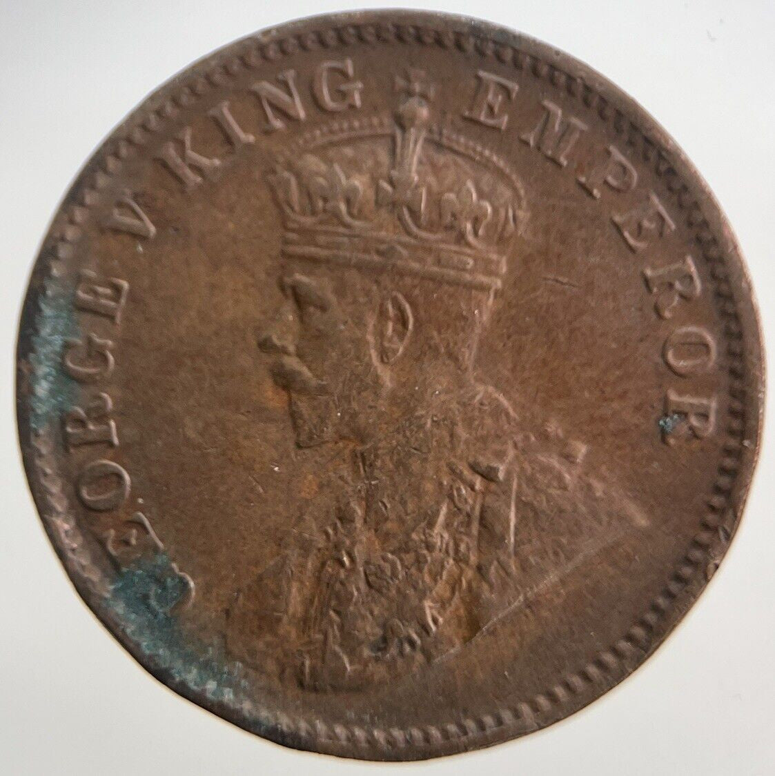 1935 India Quarter 1/4 Anna Coin | Very High Grade | a2077