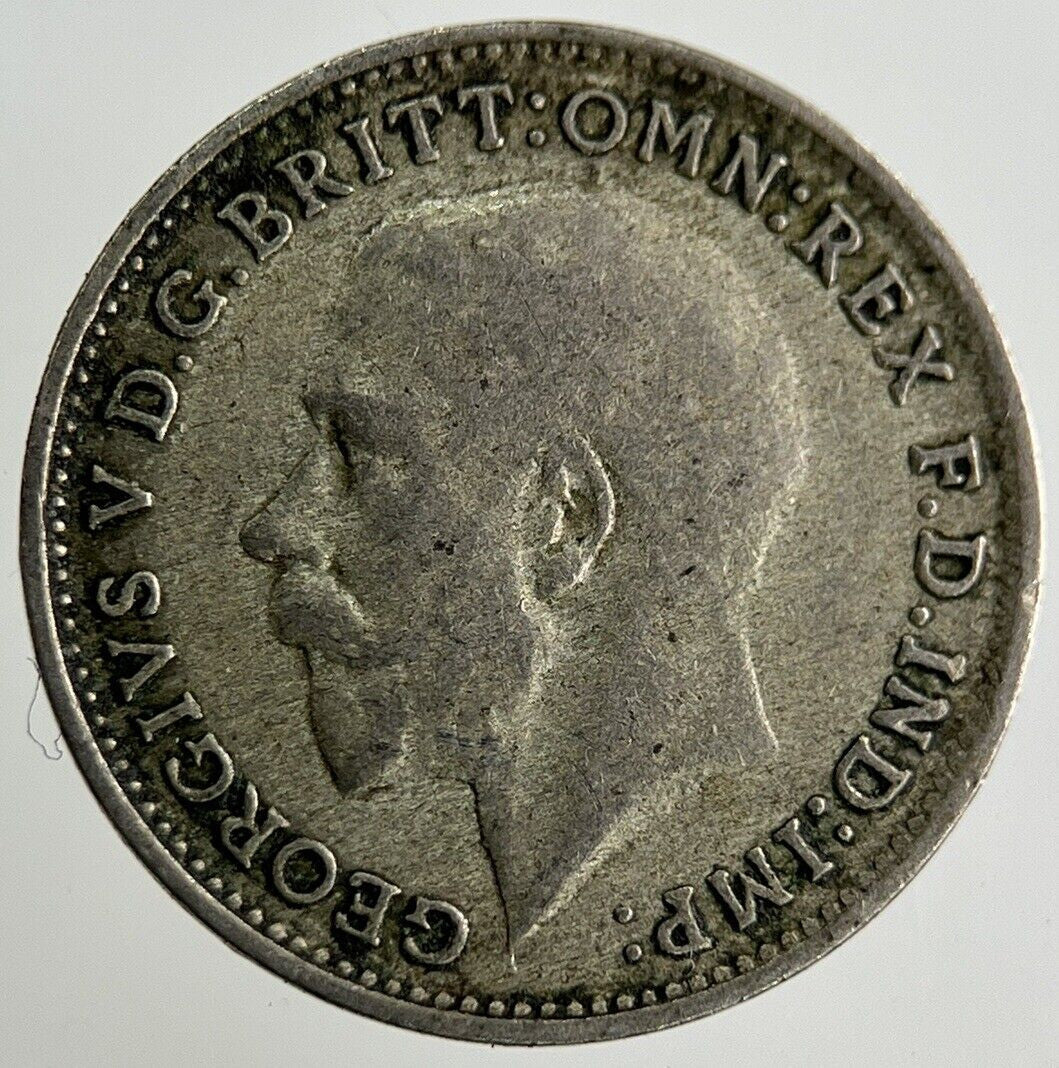 1921 George V Threepence Silver Coin | Fine Collectable Grade