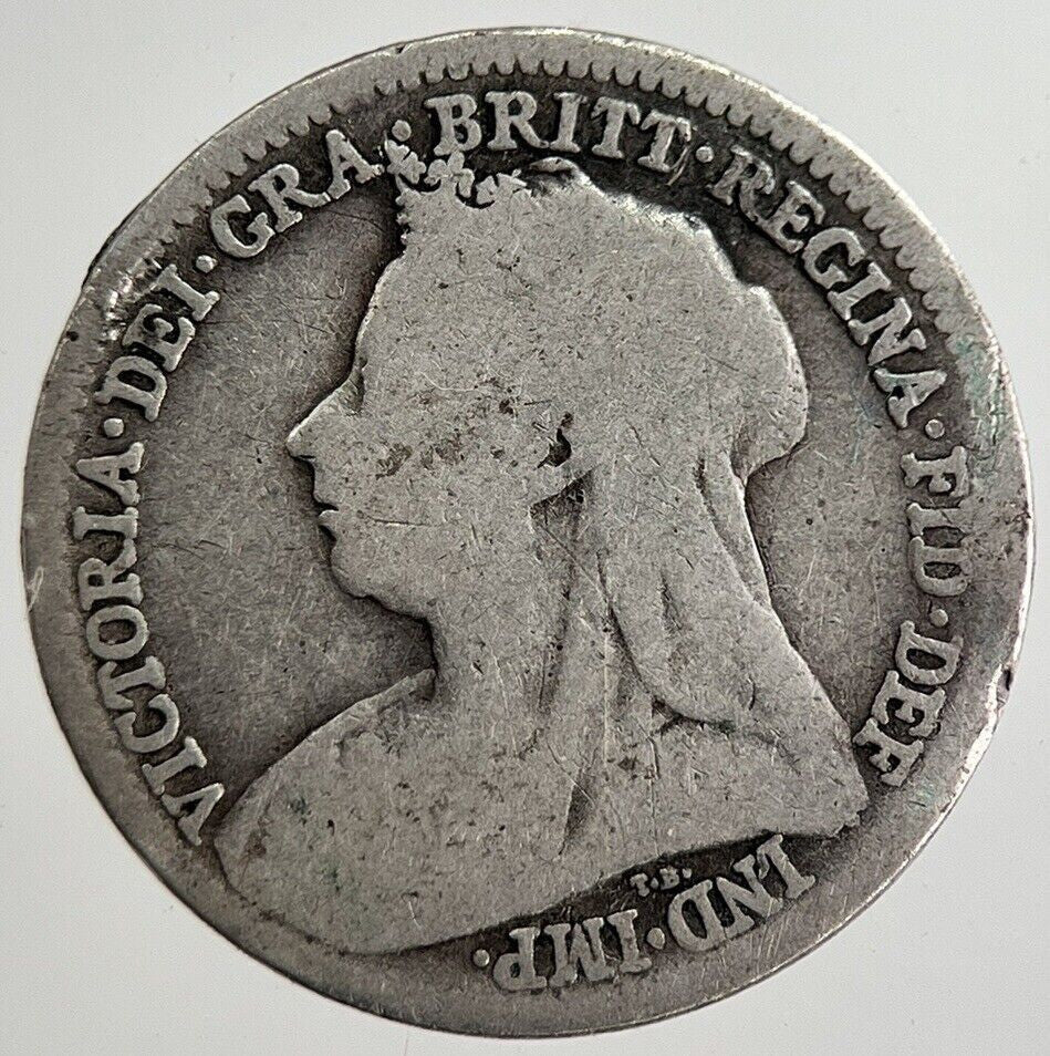 1899 Victoria Threepence Silver Coin | Collectable Grade | a8845