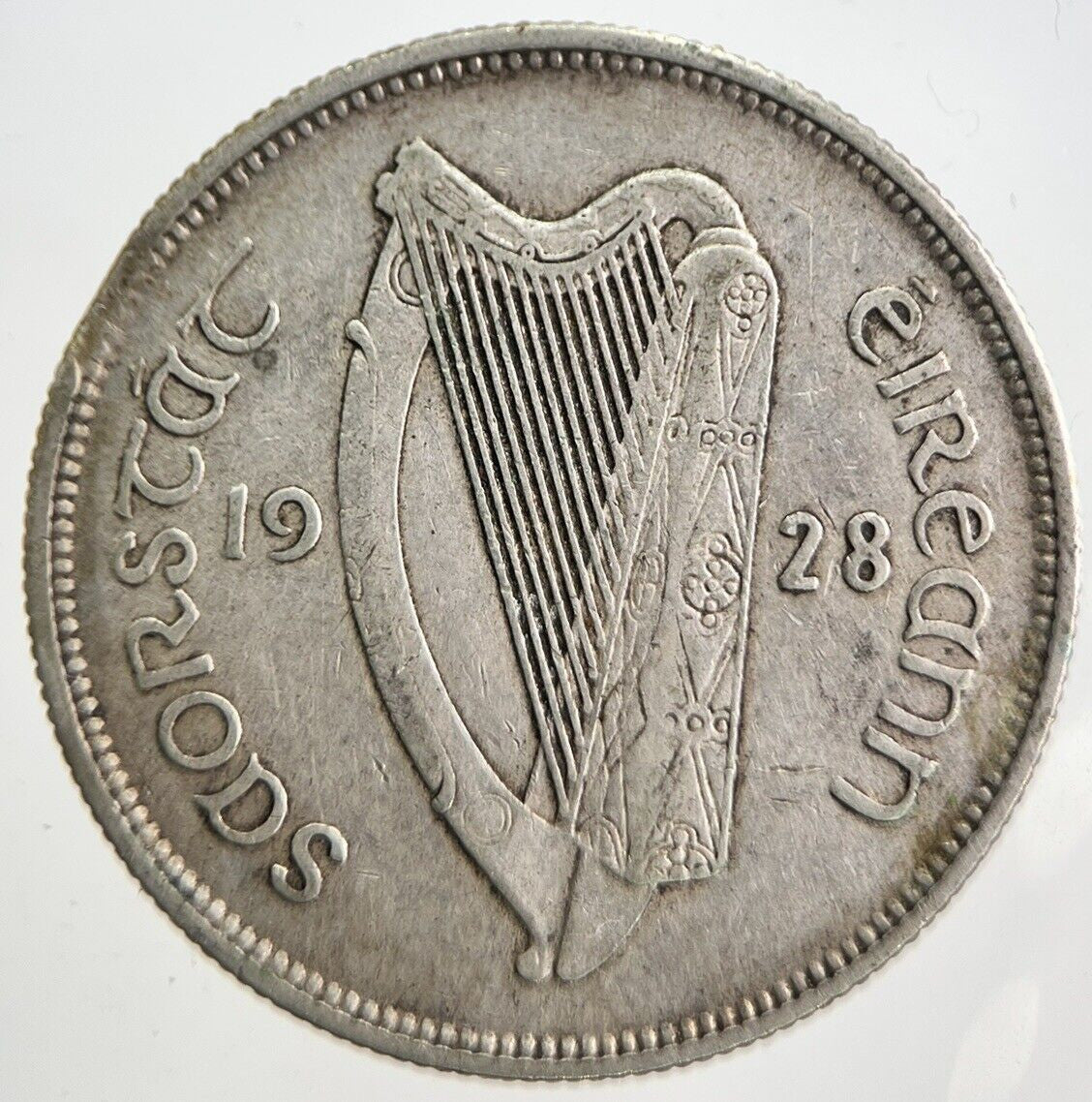 1928 Irish Florin Silver Coin | Fine Collectable Grade | a4705