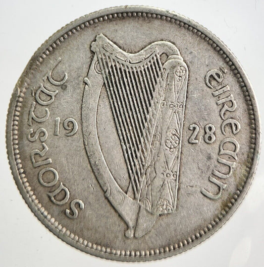 1928 Irish Florin Silver Coin | Fine Collectable Grade | a4705