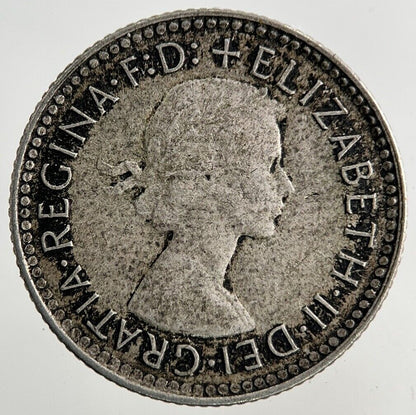 1963 Australia Sixpence Silver Coin | Fine Collectable Grade