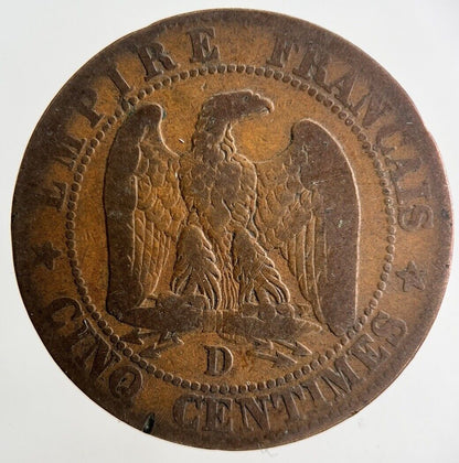 1855 France 5 Centimes Coin | Collectable Grade