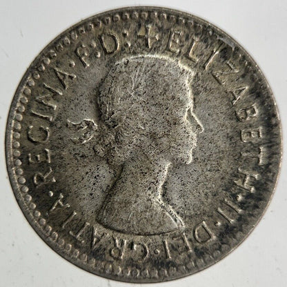 1957 Australia Threepence Silver Coin | Fine Collectable Grade