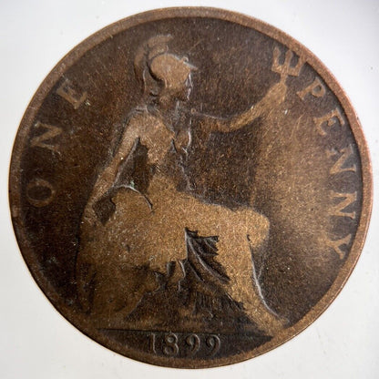 1899 Victoria One Penny Coin | Collectable Grade