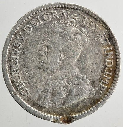 1913 Canada 5 Cents Silver Coin | Fine Collectable Grade | a5444