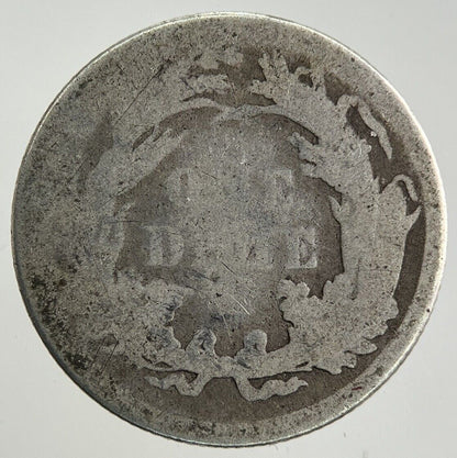 1888 US USA Seated Liberty Dime Silver Coin | Fair Grade