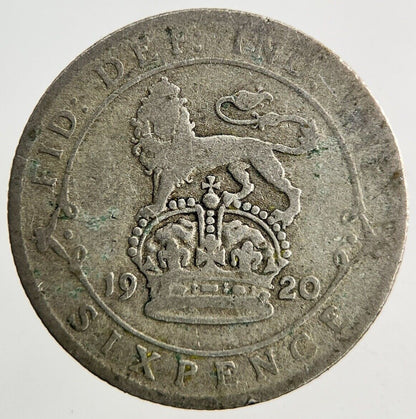 1920 George V Sixpence Silver Coin | Collectable Grade