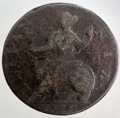 1754 George II 2nd Half - Penny Coin | Collectable Grade