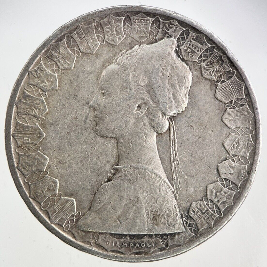Italy 500 Lire Silver Coin | Fine Collectable Grade