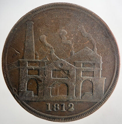 1812 Hull Lead Works One Penny Token Coin | Collectable Grade